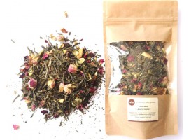 7| Žalioji arbata "ROŽINĖ SENČIA" (natūraliai aromatizuota), 100 g